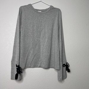 ANEWDAY bow tie sleeves